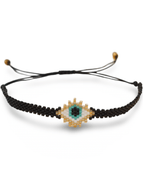 Black with White Evil Eye