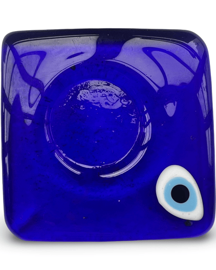 Casa Duniya Evil Eye Candle Holder Blue Nazar Candle Holder