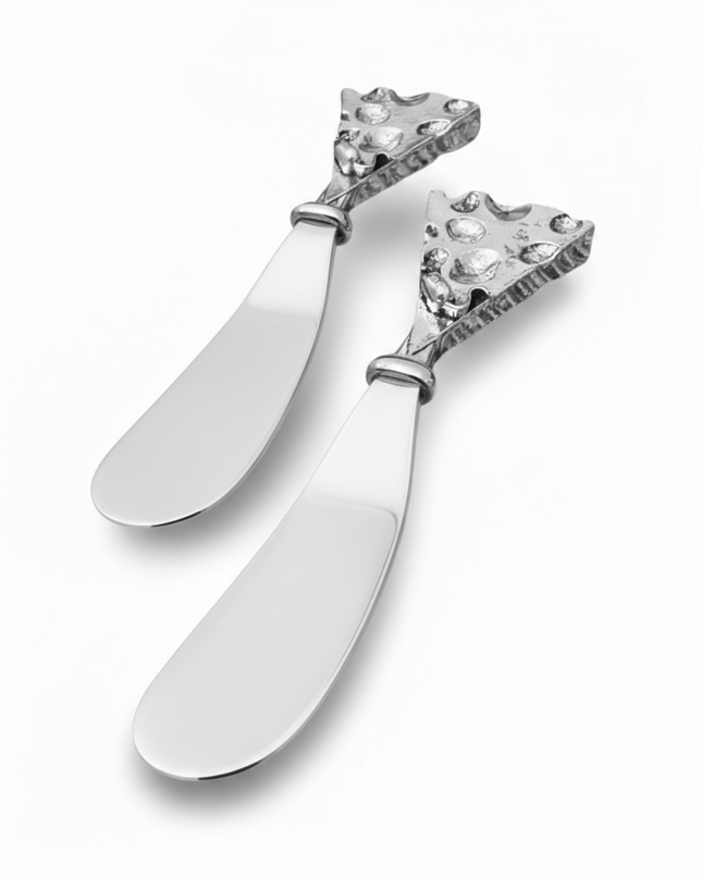 Casa Duniya Cheese Knife Chameli Cheese Spreader (set of 2)