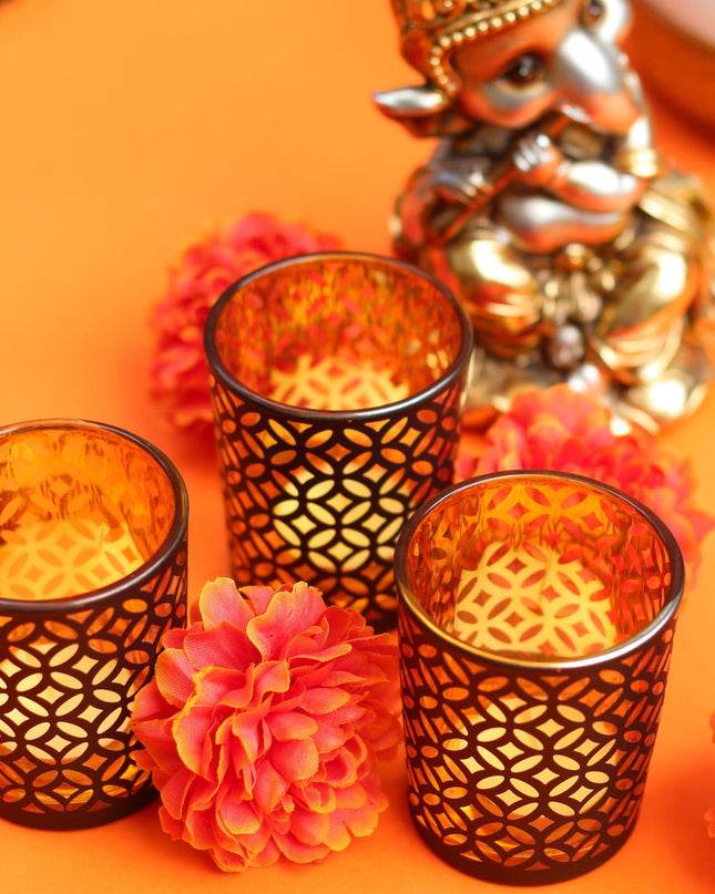Casa Duniya Decorative Candle Holder Payal Candle Holder