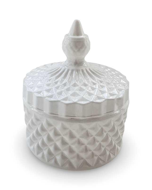 Casa Duniya Decorative Candle Holder White Sita Candle Holder