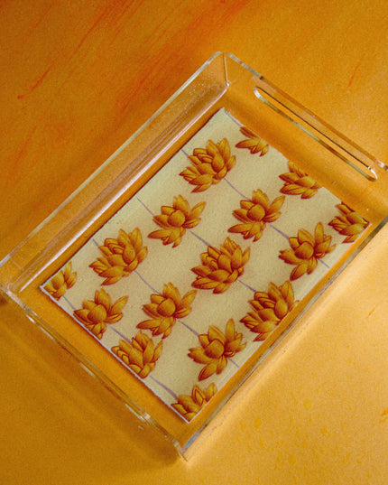 Casa Duniya Decorative Lotus Trays Tamara Small Tray