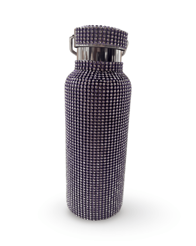 Casa Duniya Embellished Crystal Water Bottle Rhinestone Water Bottle