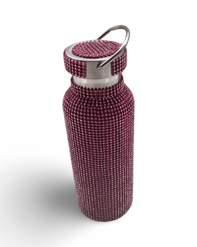 Casa Duniya Embellished Crystal Water Bottle Rhinestone Water Bottle