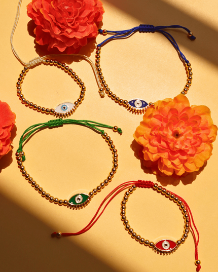 Casa Duniya Miyuki Beaded Evil Eye Fashion Bracelet Beaded Bracelets