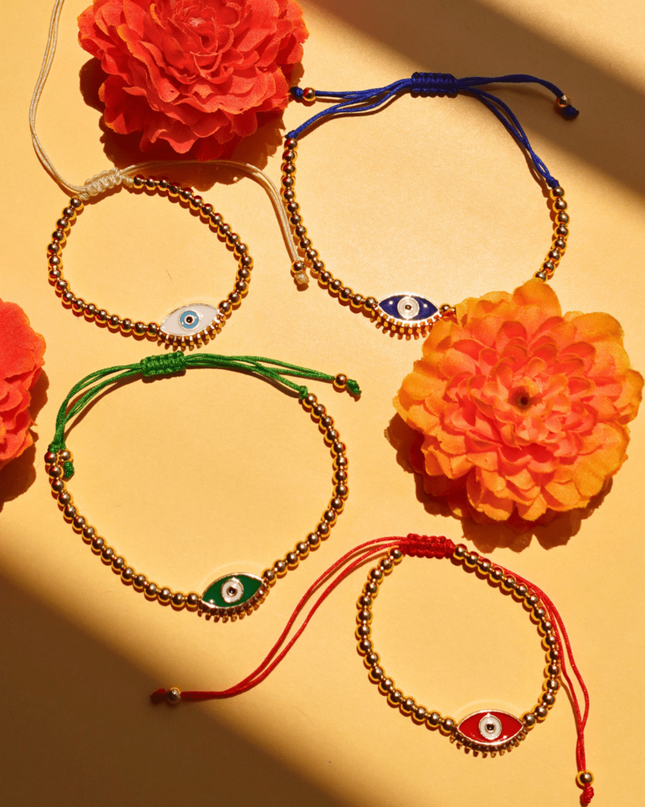 Casa Duniya Miyuki Beaded Evil Eye Fashion Bracelet Beaded Bracelets