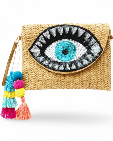 Casa Duniya Evil Eye Clutch Esther Clutch
