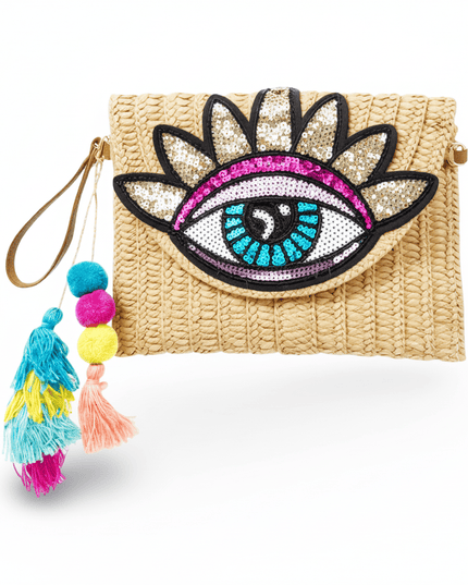 Casa Duniya Evil Eye Clutch Shira Clutch