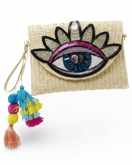 Casa Duniya Evil Eye Clutch Yael Clutch