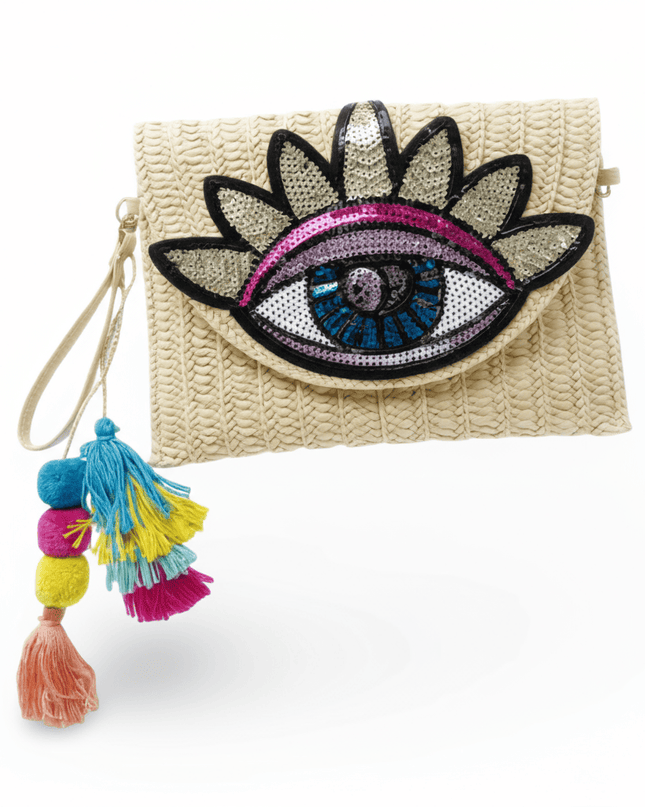 Casa Duniya Evil Eye Clutch Yael Clutch