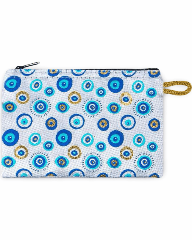 Casa Duniya Evil Eye Cosmetic & Toiletry Bags Multiple Eyes Sofia Cosmetic Pouch