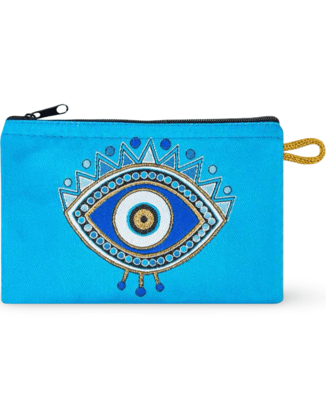 Casa Duniya Evil Eye Cosmetic & Toiletry Bags Single Eye Sofia Cosmetic Pouch