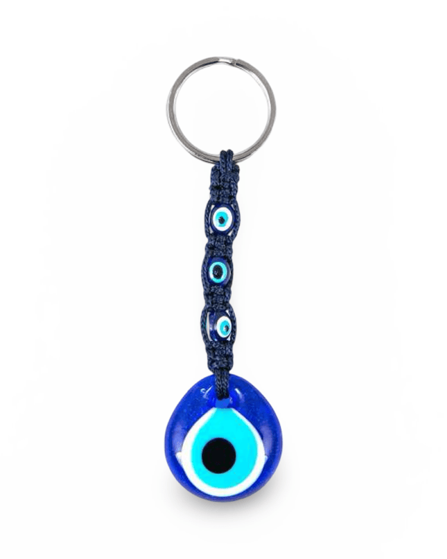 Casa Duniya Evil Eye Decorative Keychain Navy Zara Turkish Evil Eye Keychain