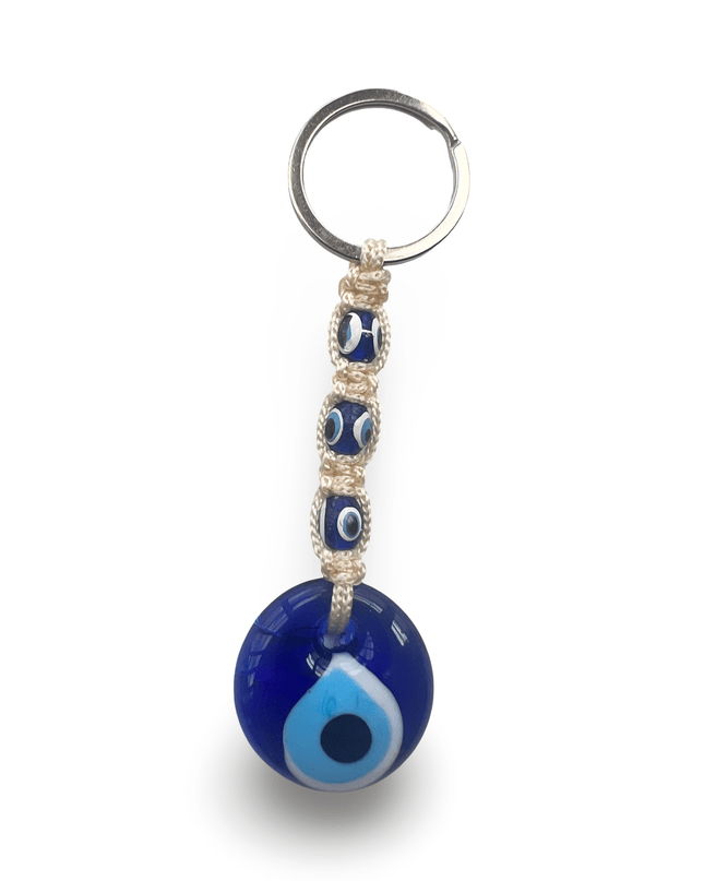 Casa Duniya Evil Eye Decorative Keychain Off-White Zara Turkish Evil Eye Keychain