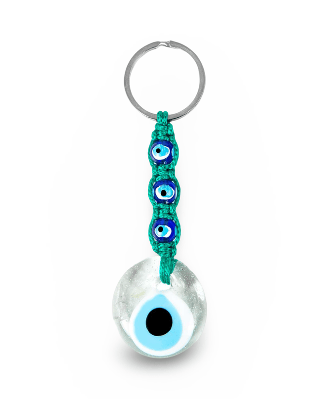 Casa Duniya Evil Eye Decorative Keychain Zaina Turkish Evil Eye Keychain