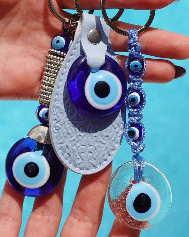 Casa Duniya Evil Eye Decorative Keychain Zara Turkish Evil Eye Keychain