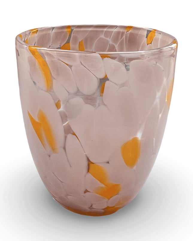 Casa Duniya Blown Glass Water Glasses Pink Lucia Water Glass