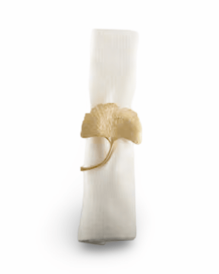 Casa Duniya Gold Decorative Napkin Ring Set Oketi Napkin Ring (set of 4)