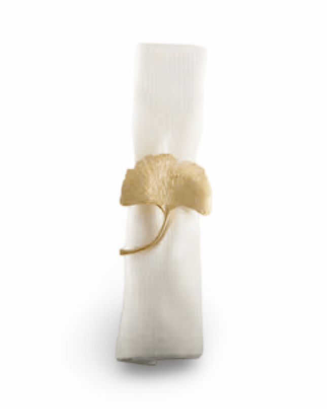 Casa Duniya Gold Decorative Napkin Ring Set Oketi Napkin Ring (set of 4)