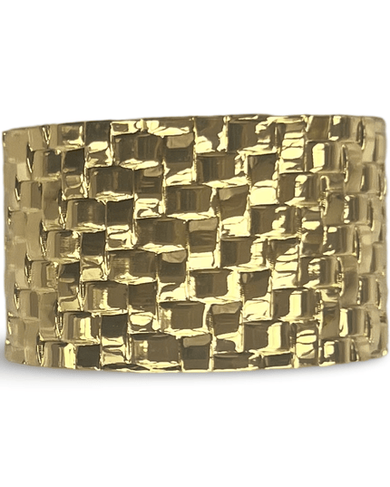 Casa Duniya Gold Napkin Ring Dayra Napkin Ring