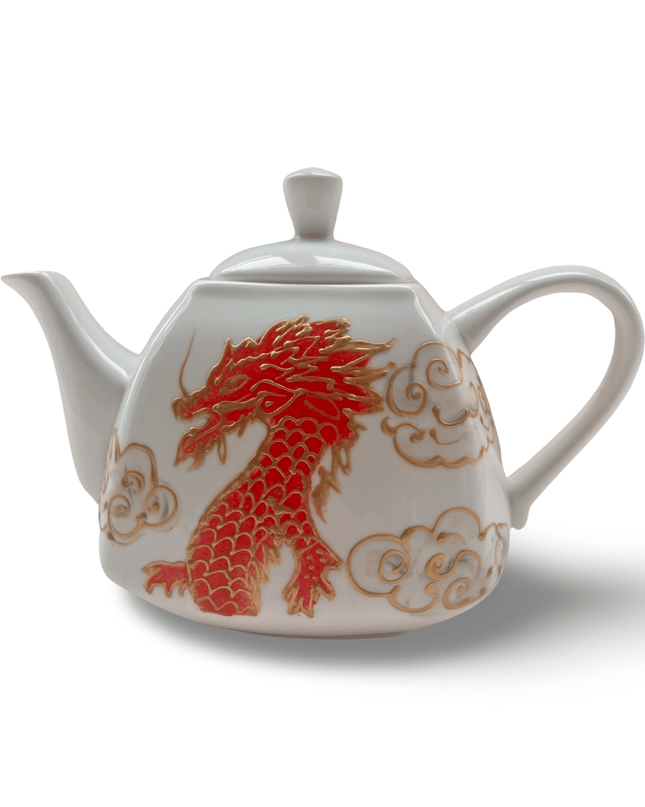 Casa Duniya Hand-Painted Ceramic Teapot Lina Teapot