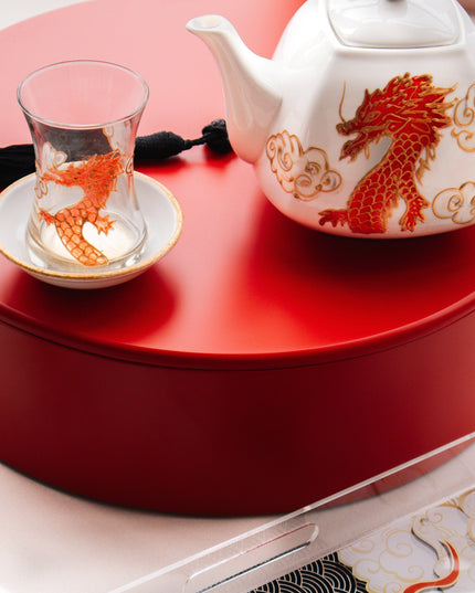 Casa Duniya Hand-Painted Ceramic Teapot Lina Teapot