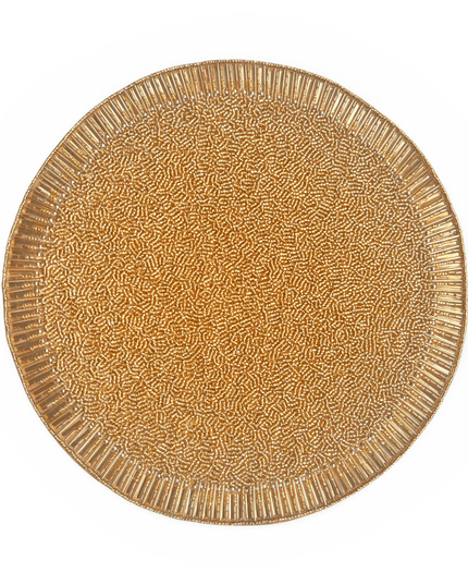 Casa Duniya Handcrafted Placemat Gold Sundara Placemat