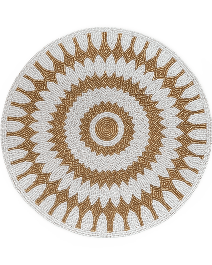 Casa Duniya Handcrafted Placemat White Ohana Placemat