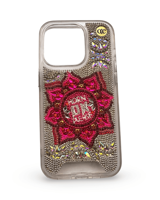 Casa Duniya Mobile Phone Accessories Horn OK Please Embellished Iphone 14/15 Pro Cases