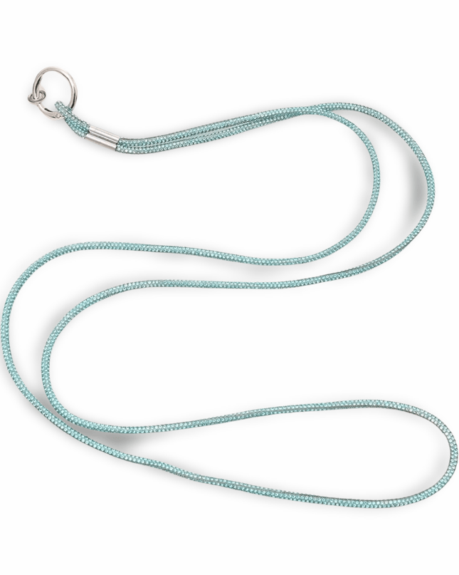 Casa Duniya Embellished Phone Accessories Turquoise Crystal Phone Straps