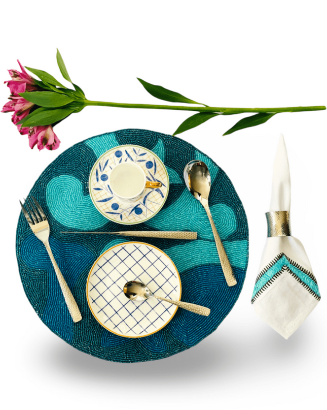 Casa Duniya Embroidered Cotton Napkins Tikan Napkin