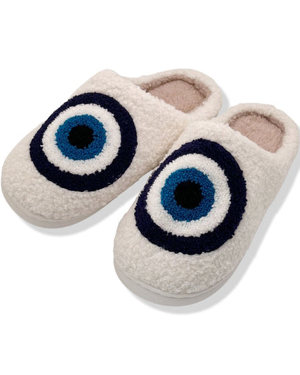 Casa Duniya Evil Eye Bedroom Slippers 35/36 Nazar Slippers