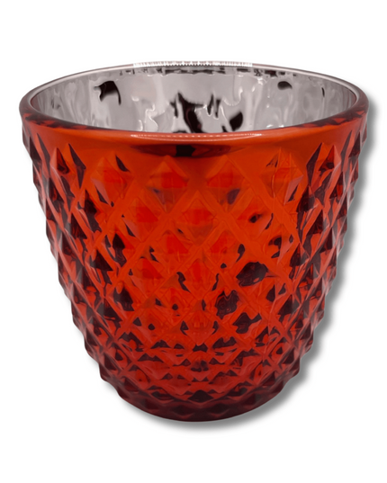 Casa Duniya Decorative Candle Holder Red Chamak Candle Holder