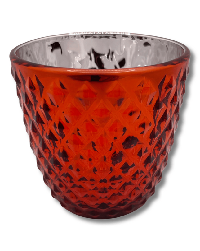 Casa Duniya Decorative Candle Holder Red Chamak Candle Holder