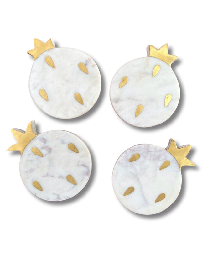 Casa Duniya Marble Coasters Granada Marble Coasters (set of 4)