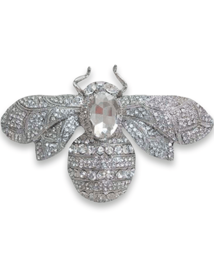 Casa Duniya Crystal Fashion Brooches Nahla Silver Rhinestone Brooches