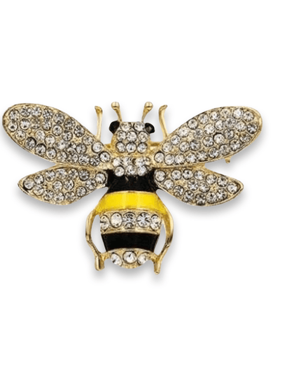 Casa Duniya Crystal Fashion Brooches Nahla Yellow Rhinestone Brooches