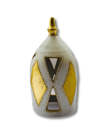 Casa Duniya Decorative Candle Holder Gold Quba Candle Holder