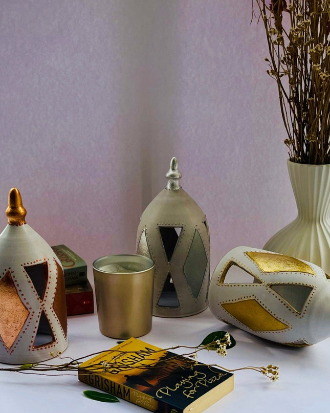 Casa Duniya Decorative Candle Holder Quba Candle Holder