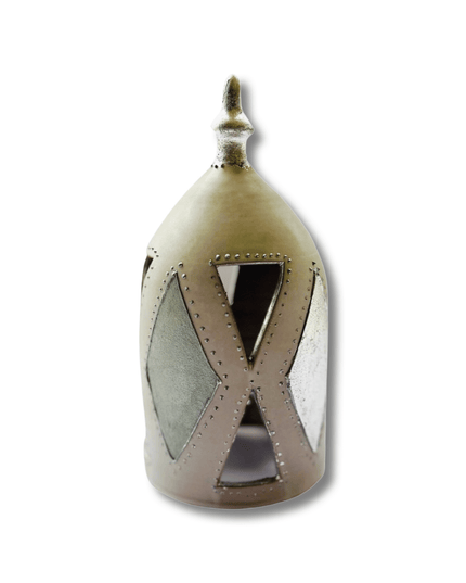 Casa Duniya Decorative Candle Holder Silver Quba Candle Holder