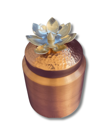 Casa Duniya Decorative Copper Jar Nuhas Copper Container