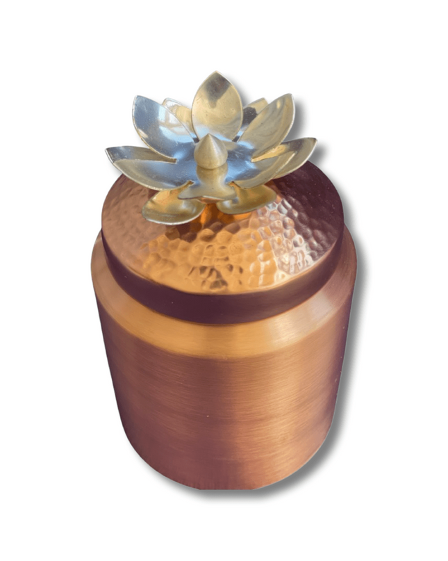 Casa Duniya Decorative Copper Jar Nuhas Copper Container