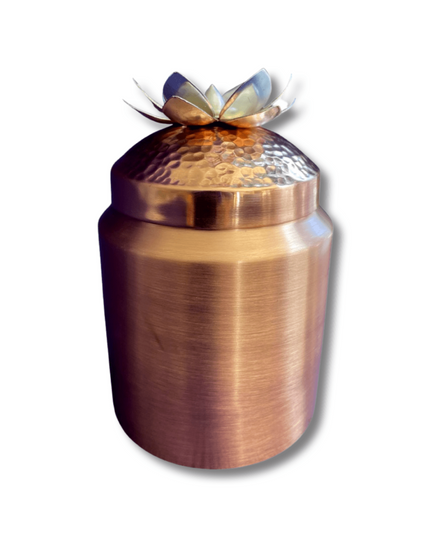 Casa Duniya Decorative Copper Jar Nuhas Copper Container