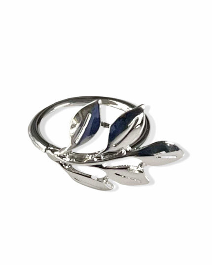Casa Duniya Decorative Napkin Ring Silver Leaf Napkin Ring