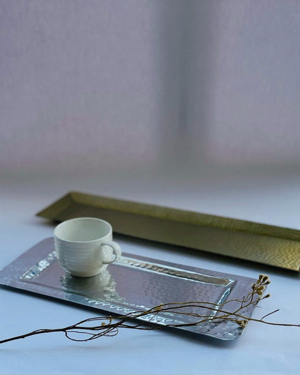 Casa Duniya Decorative Silver Trays Chameli Tray