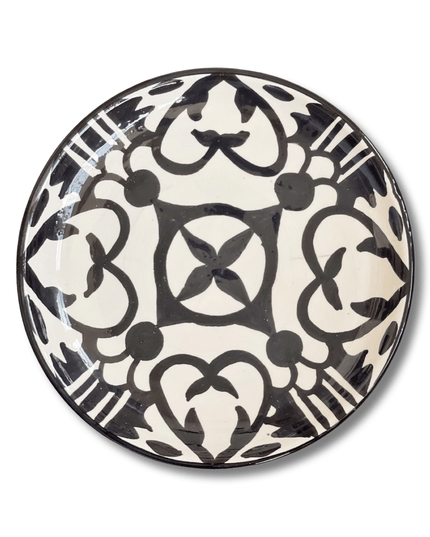 Casa Duniya Hand-Painted Ceramic Appetizer Plate Azala Appetizer Plate