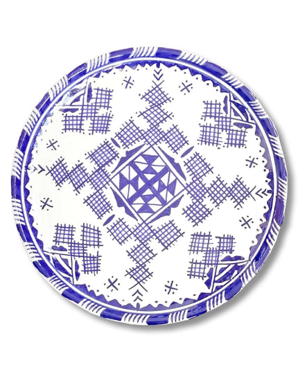 Casa Duniya Hand-Painted Ceramic Dinner Plate Tiri Dinner Plate