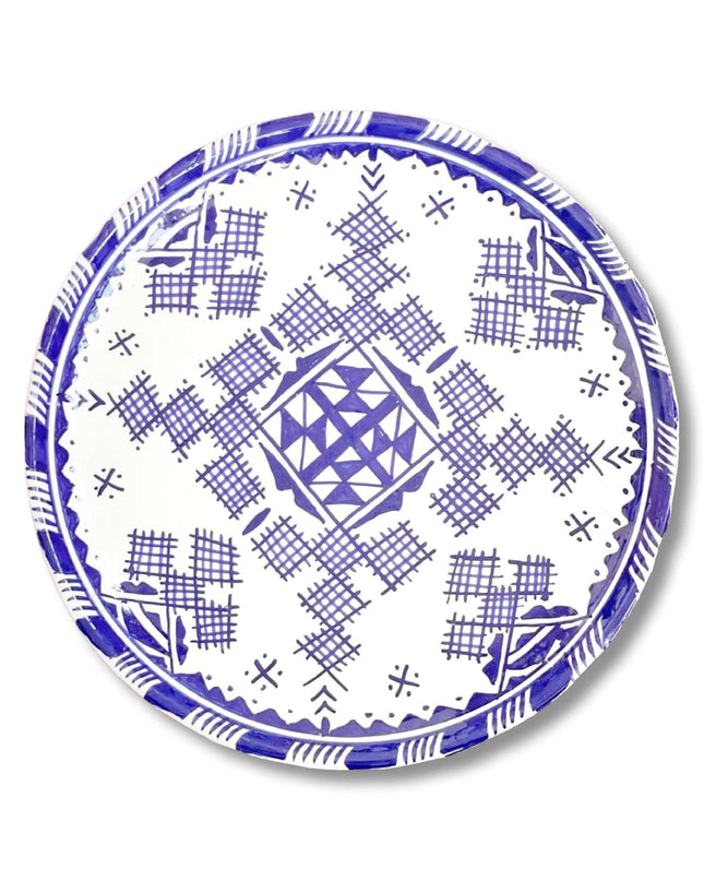 Casa Duniya Hand-Painted Ceramic Dinner Plate Tiri Dinner Plate