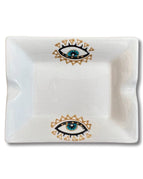Square Porcelain Ashtray