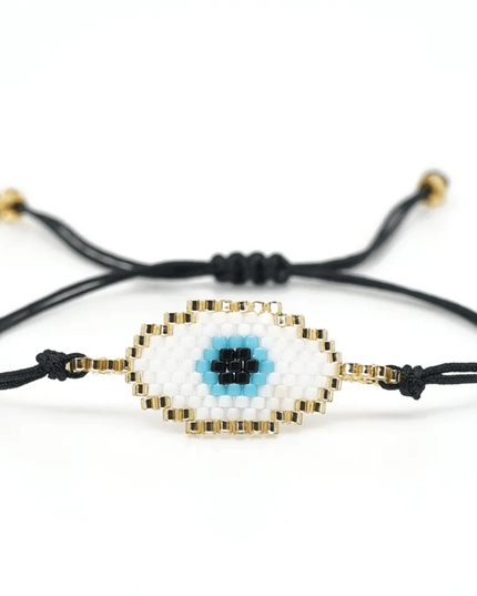 Casa Duniya Miyuki Beaded Evil Eye Fashion Bracelet Beaded Bracelets